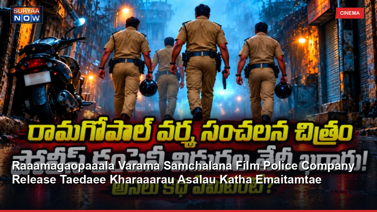 Ramagopal Varma's sensational film Police Company's release date has been finalized.. What is the re