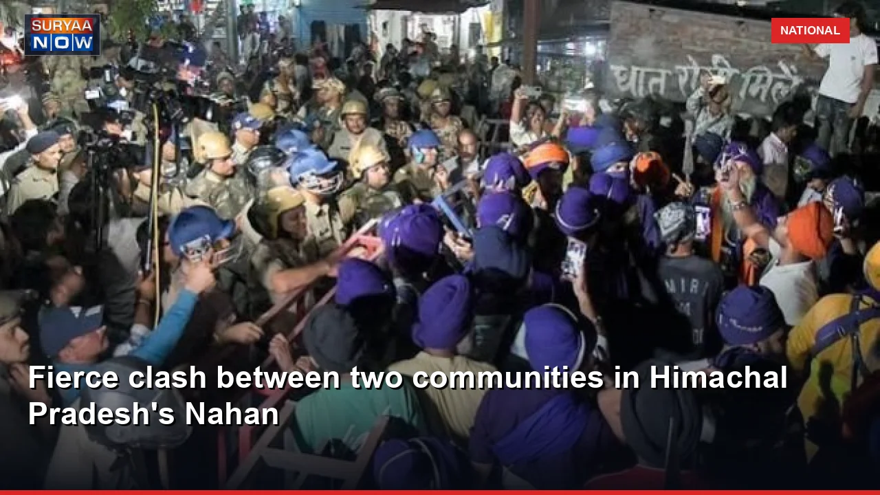 Fierce clash between two communities in Himachal Pradesh's Nahan