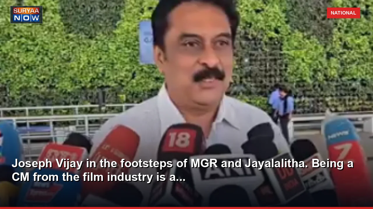 Joseph Vijay in the footsteps of MGR and Jayalalitha. Being a CM from the film industry is a...