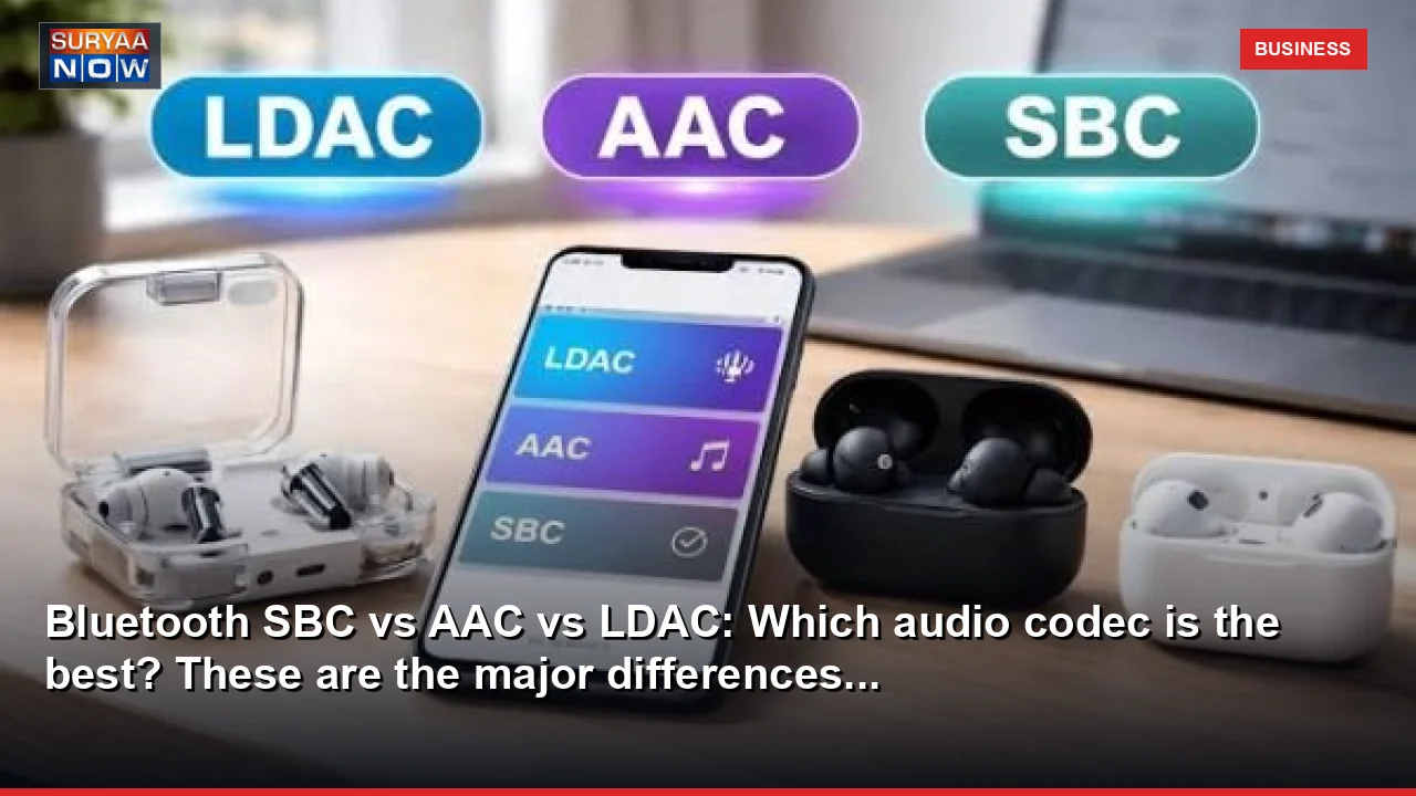 Bluetooth SBC vs AAC vs LDAC: Which audio codec is the best? These are the major differences...