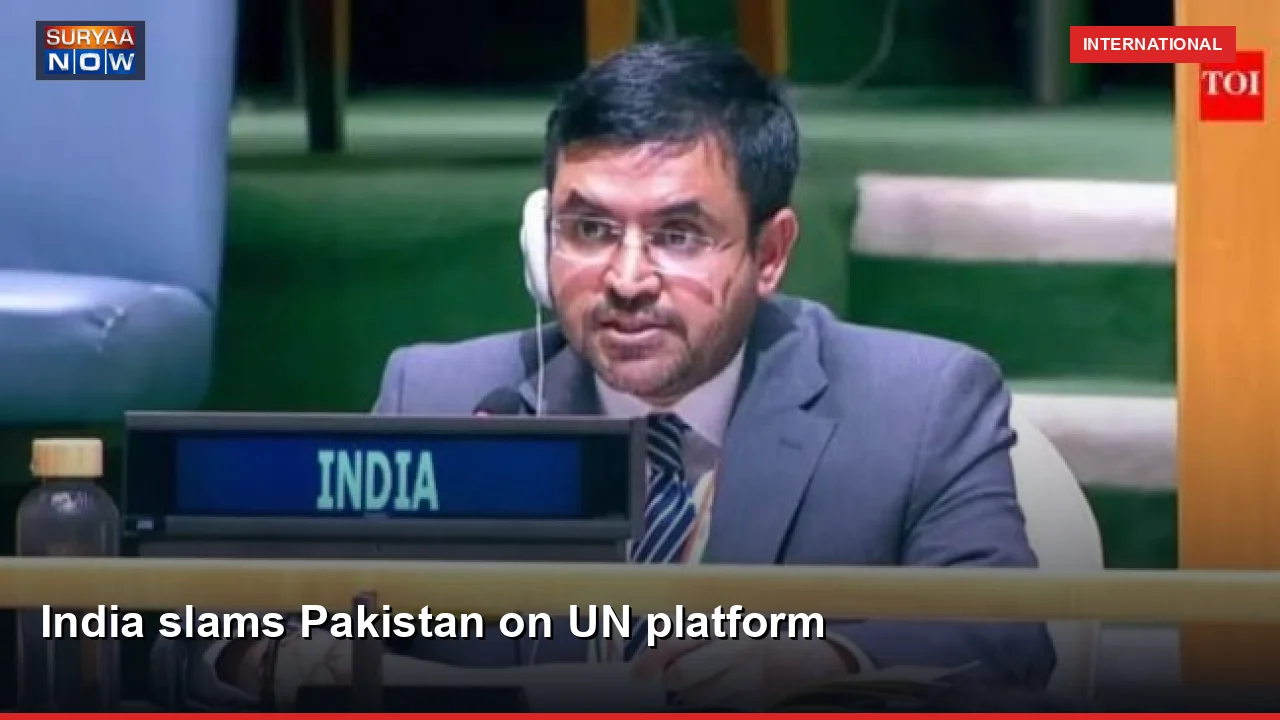 India slams Pakistan on UN platform