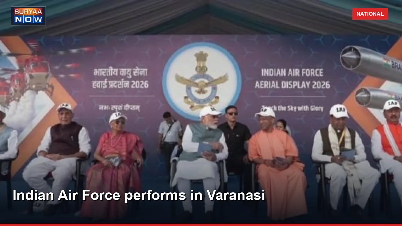 Indian Air Force performs in Varanasi