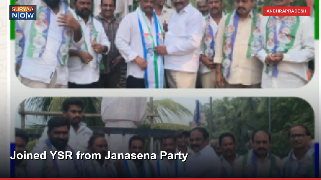 Joined YSR from Janasena Party