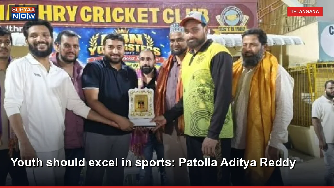 Youth should excel in sports: Patolla Aditya Reddy