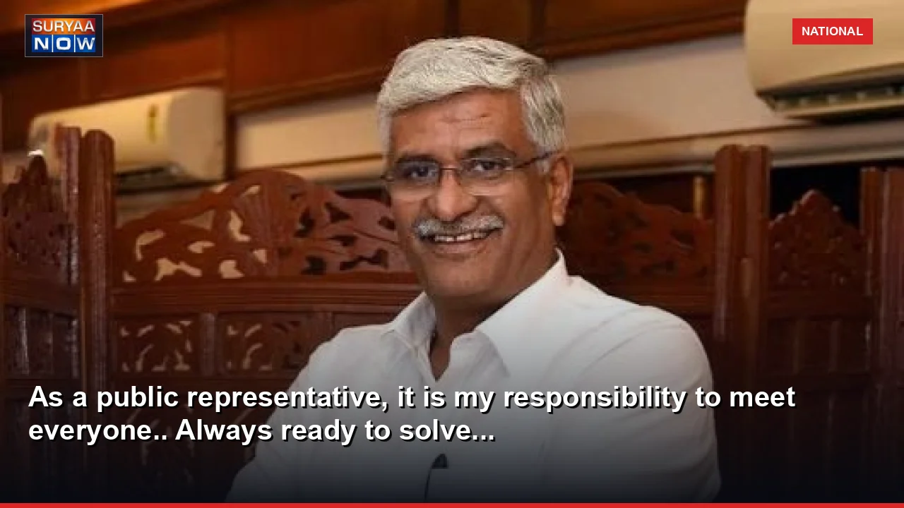As a public representative, it is my responsibility to meet everyone.. Always ready to solve...