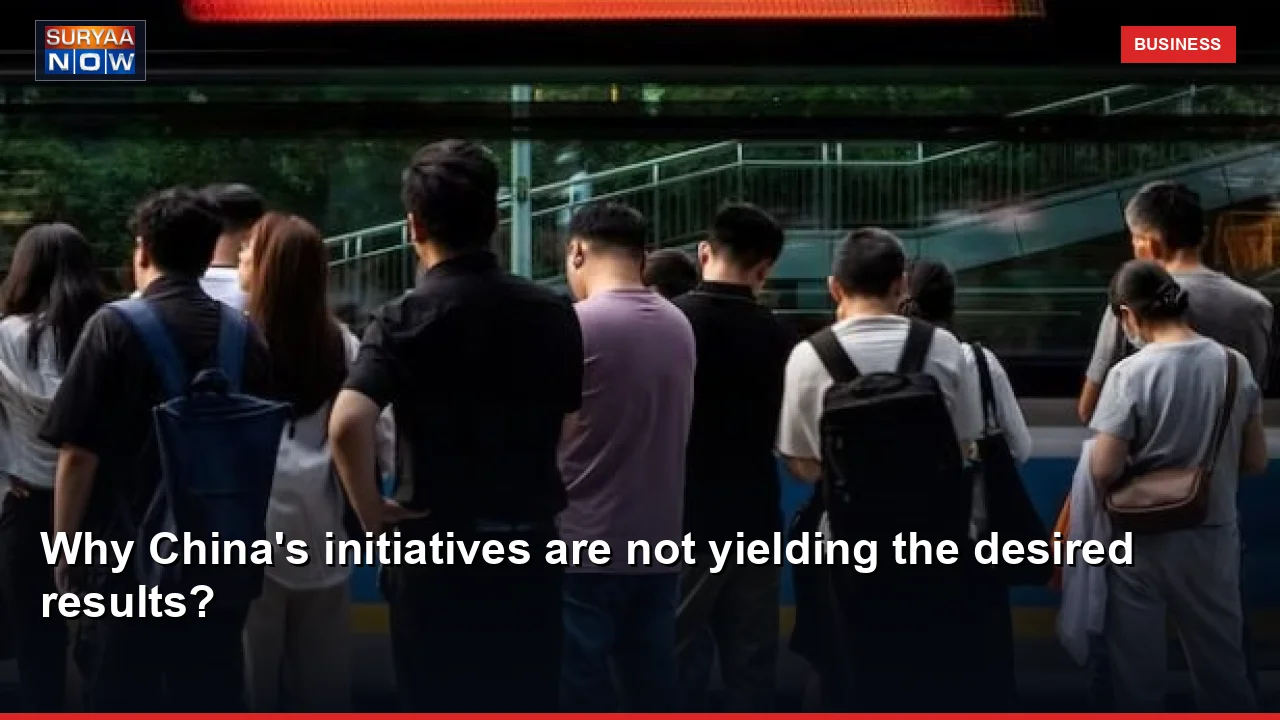 Why China's initiatives are not yielding the desired results?