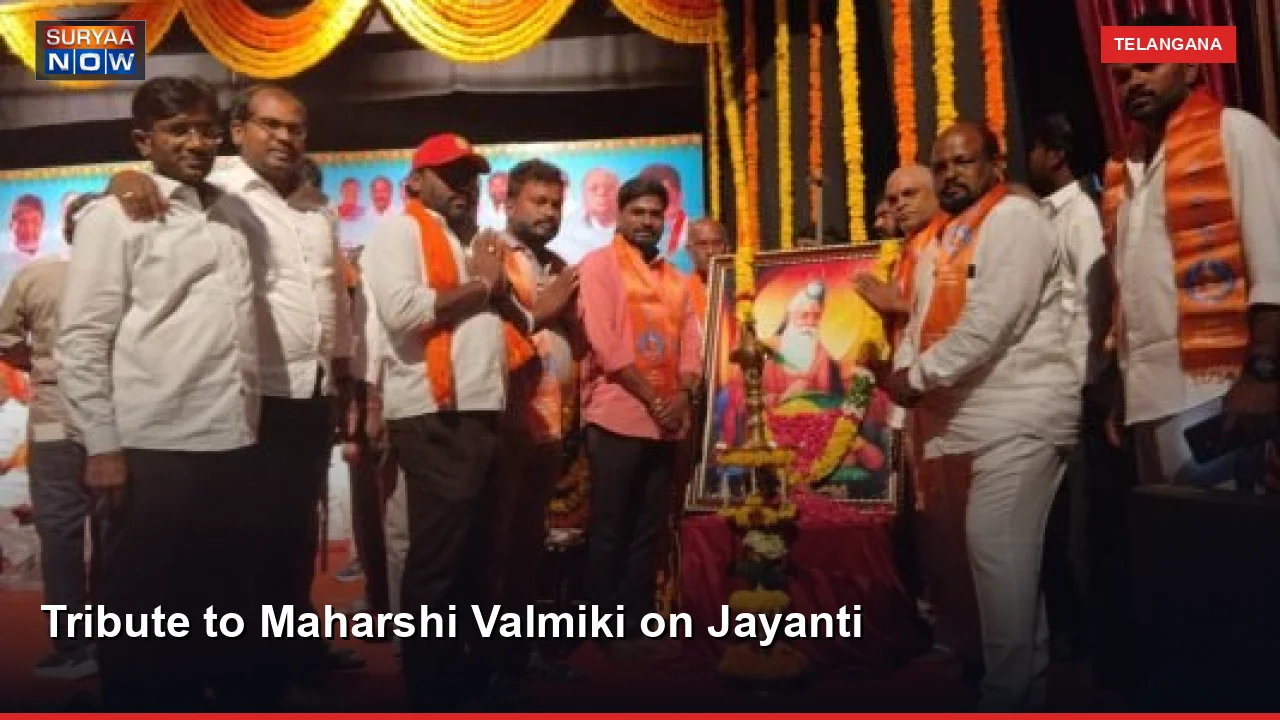 Tribute to Maharshi Valmiki on Jayanti