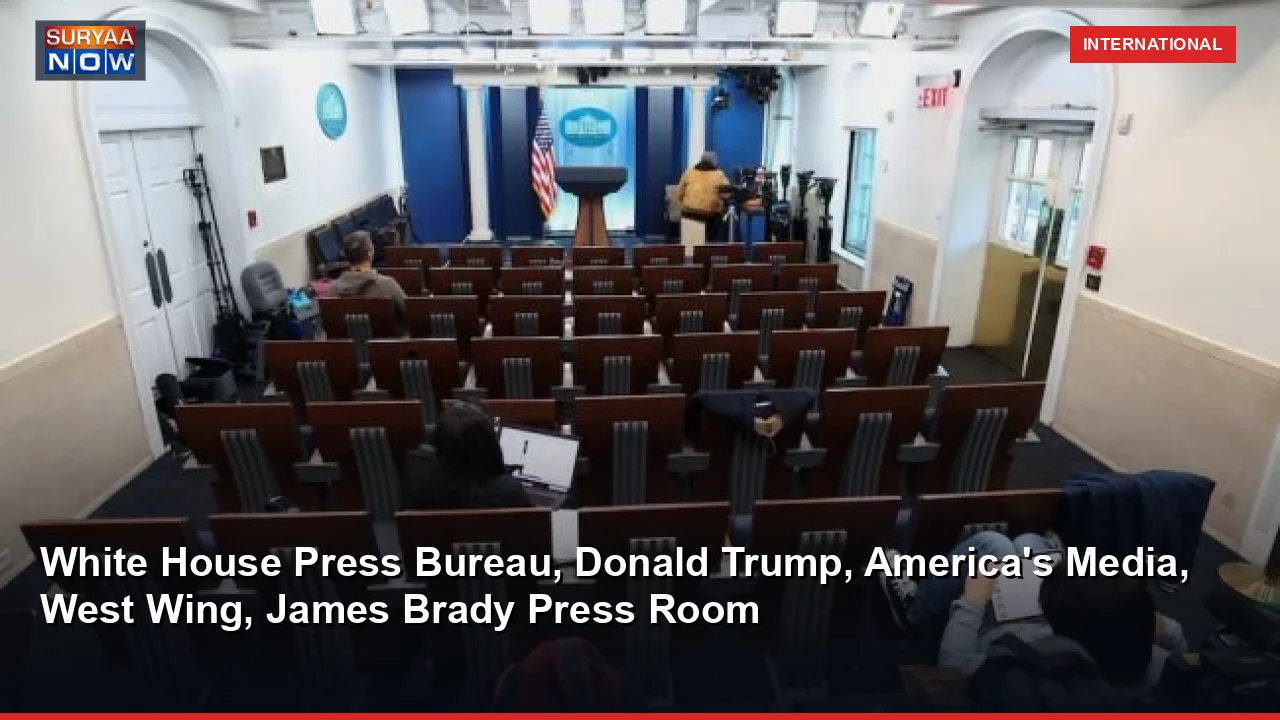 White House Press Bureau, Donald Trump, America's Media, West Wing, James Brady Press Room