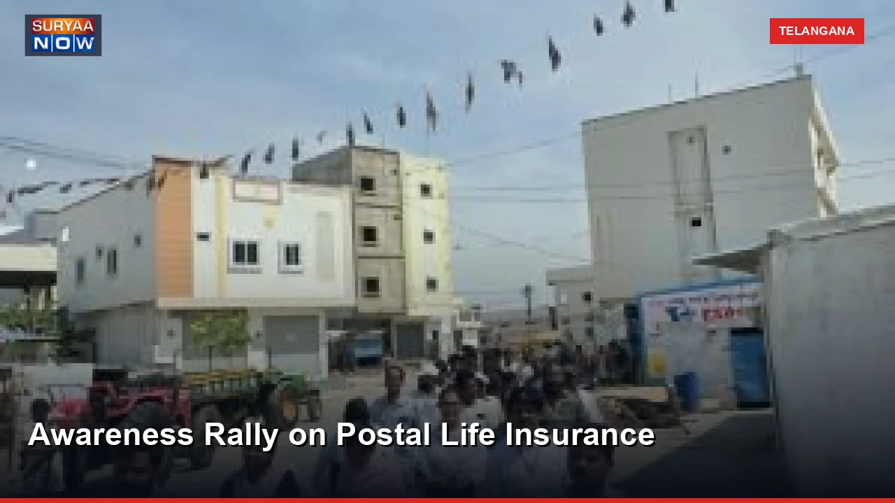 Awareness Rally on Postal Life Insurance