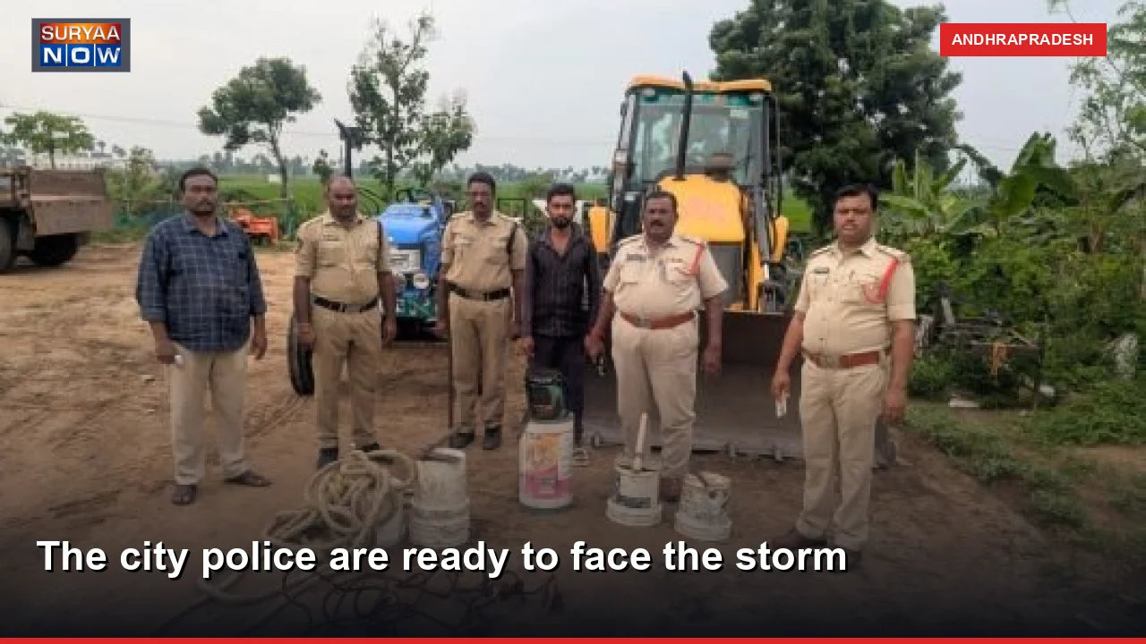 The city police are ready to face the storm