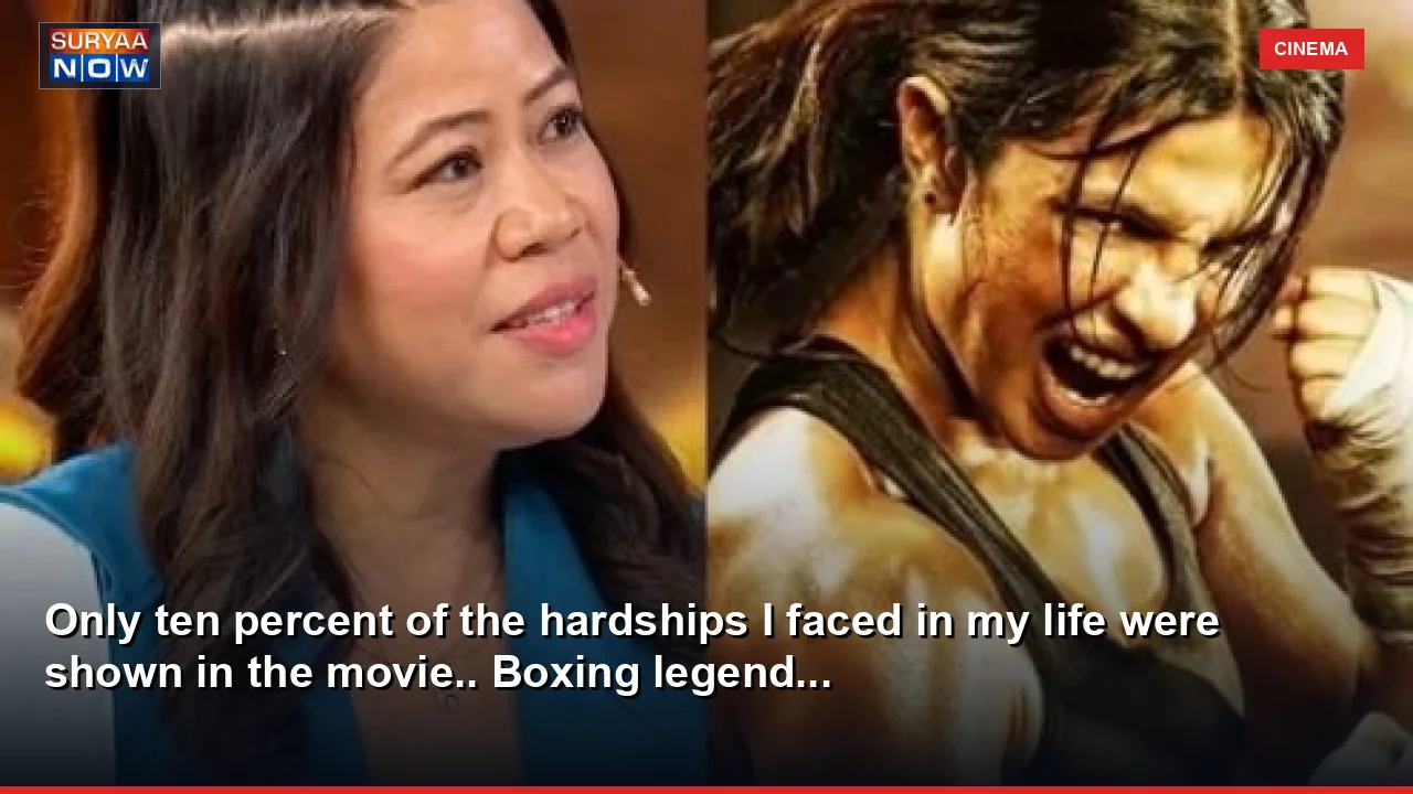 Only ten percent of the hardships I faced in my life were shown in the movie.. Boxing legend...