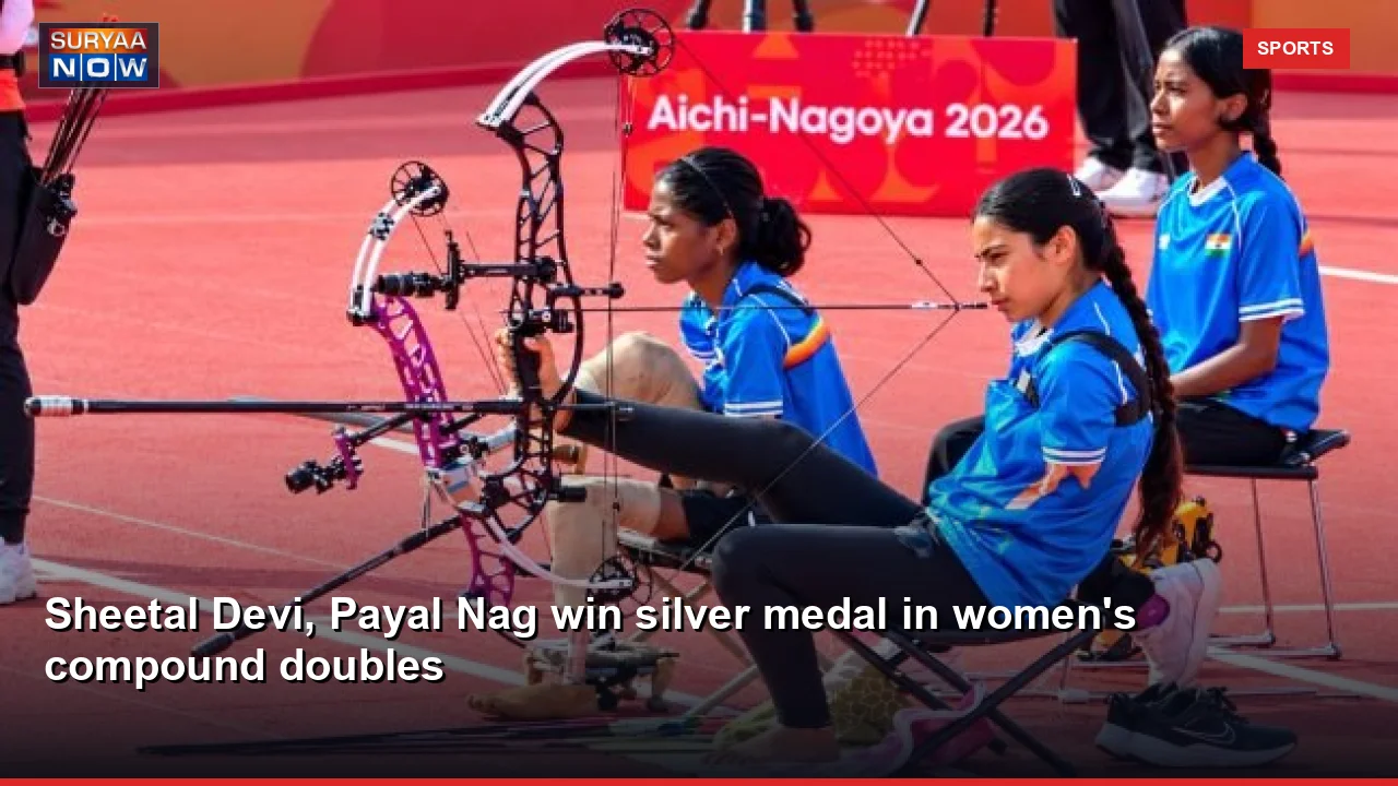 Sheetal Devi, Payal Nag win silver medal in women's compound doubles
