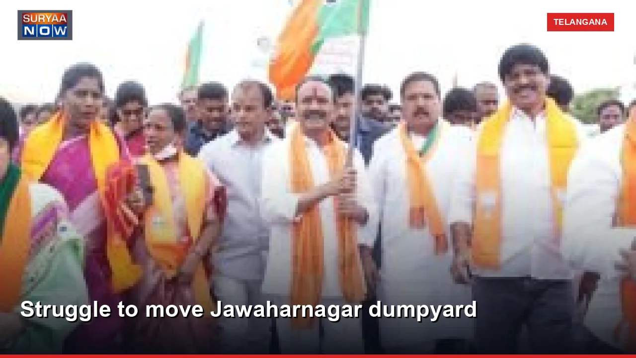 Struggle to move Jawaharnagar dumpyard
