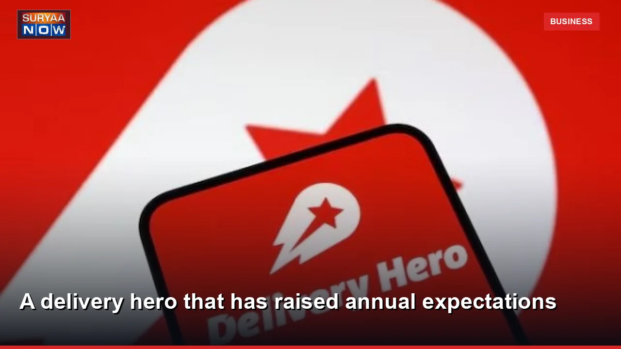 A delivery hero that has raised annual expectations