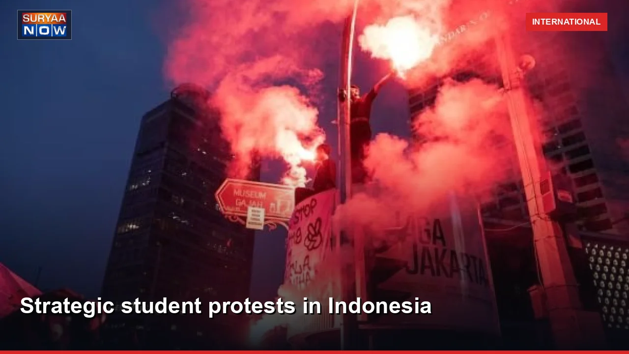 Strategic student protests in Indonesia