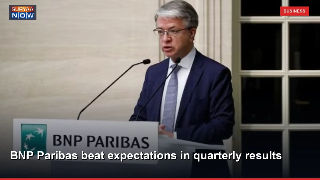 BNP Paribas beat expectations in quarterly results