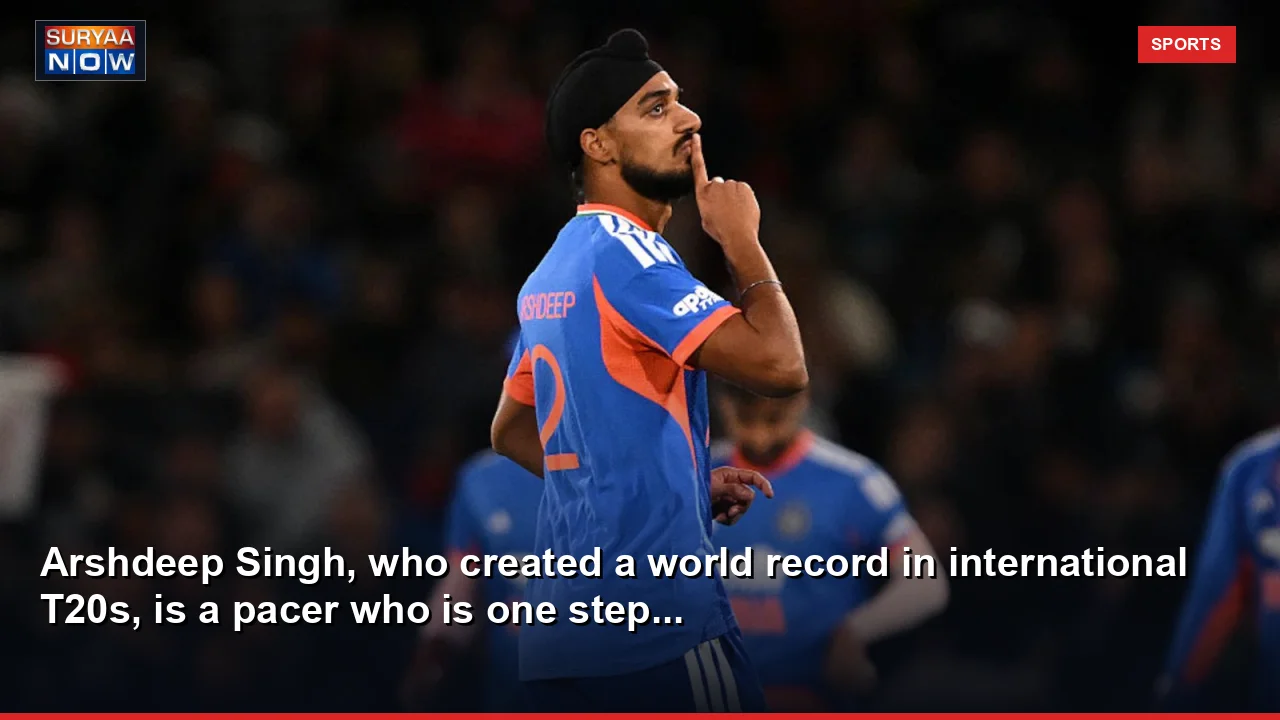 Arshdeep Singh, who created a world record in international T20s, is a pacer who is one step...