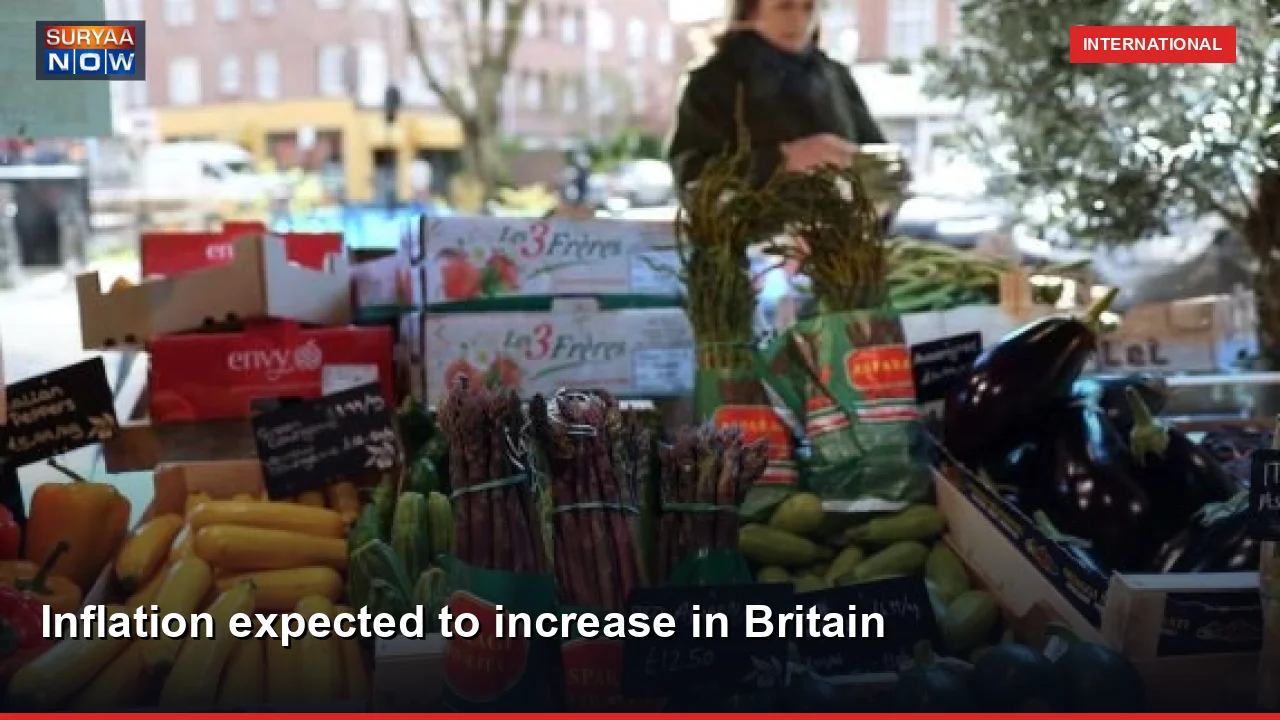 Inflation expected to increase in Britain