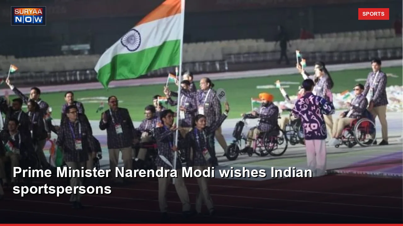 Prime Minister Narendra Modi wishes Indian sportspersons