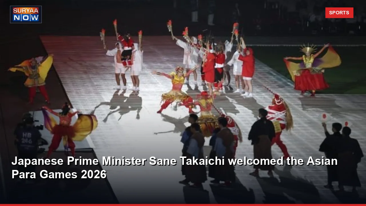 Japanese Prime Minister Sane Takaichi welcomed the Asian Para Games 2026
