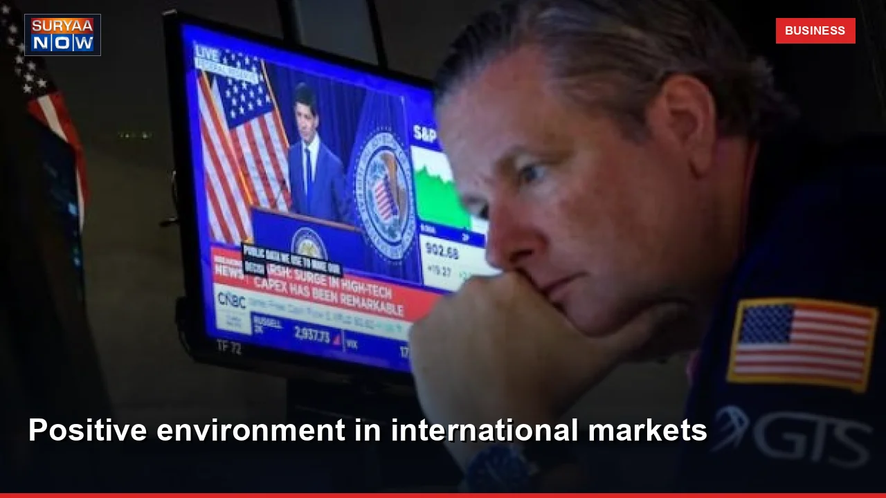 Positive environment in international markets