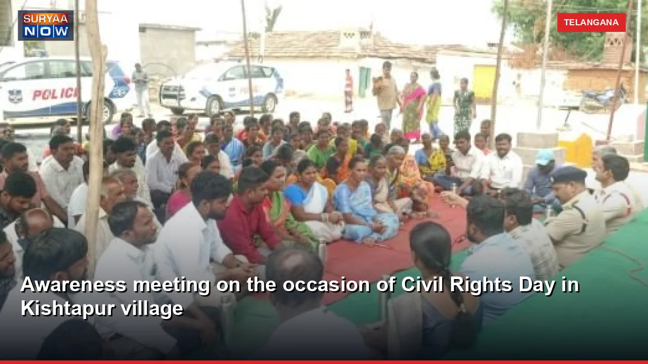 Awareness meeting on the occasion of Civil Rights Day in Kishtapur village