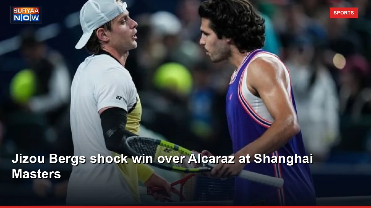 Jizou Bergs shock win over Alcaraz at Shanghai Masters