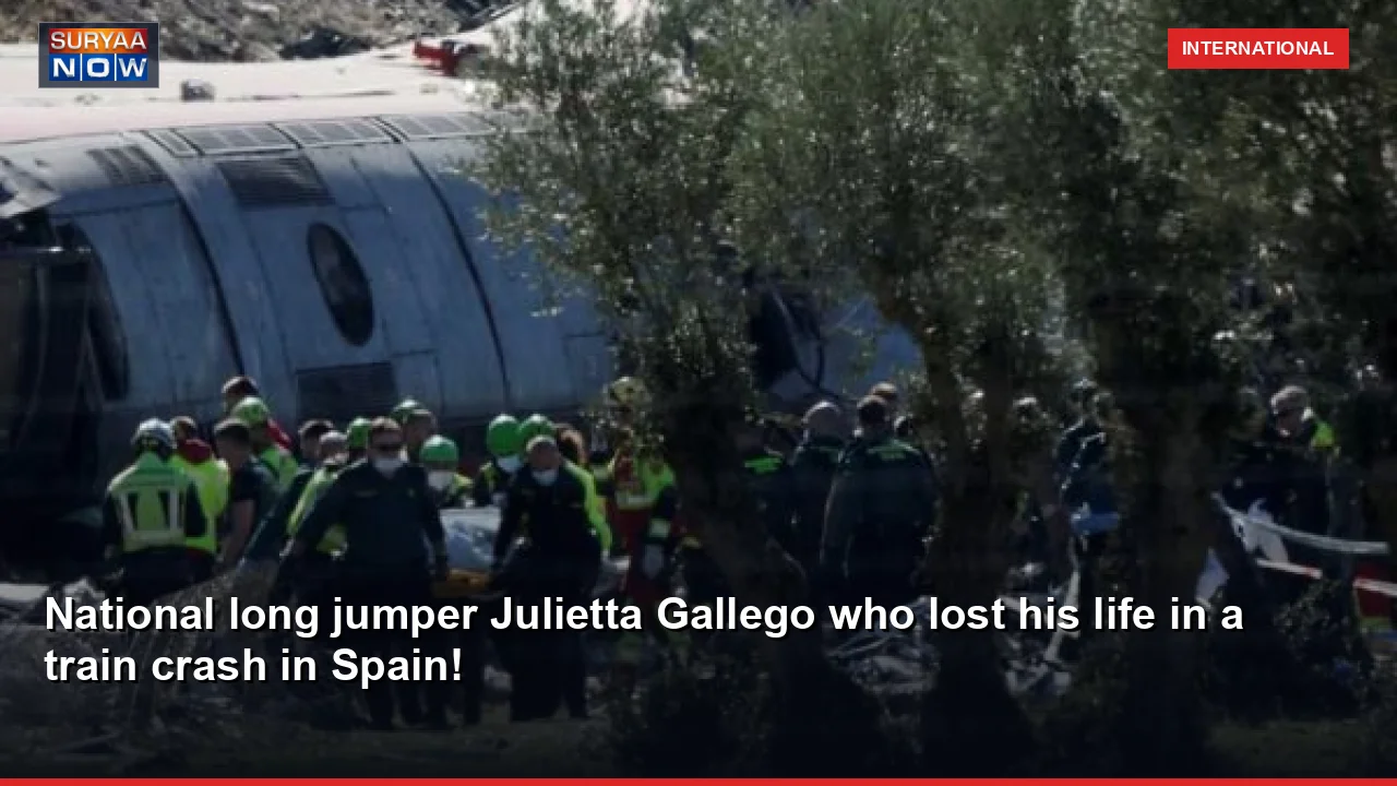National long jumper Julietta Gallego who lost his life in a train crash in Spain!