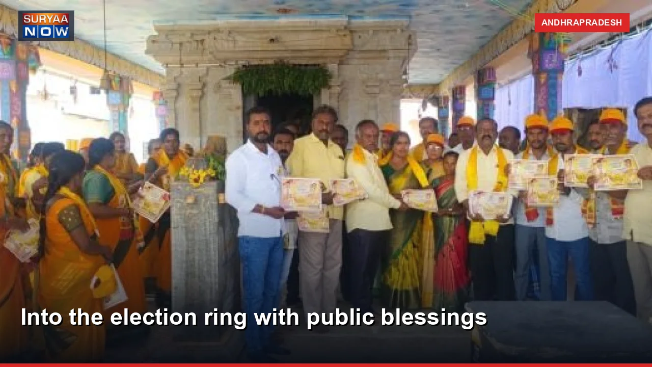 Into the election ring with public blessings