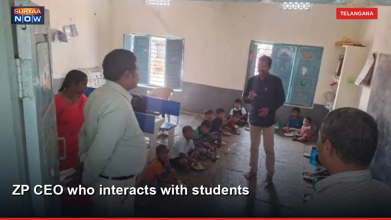 ZP CEO who interacts with students