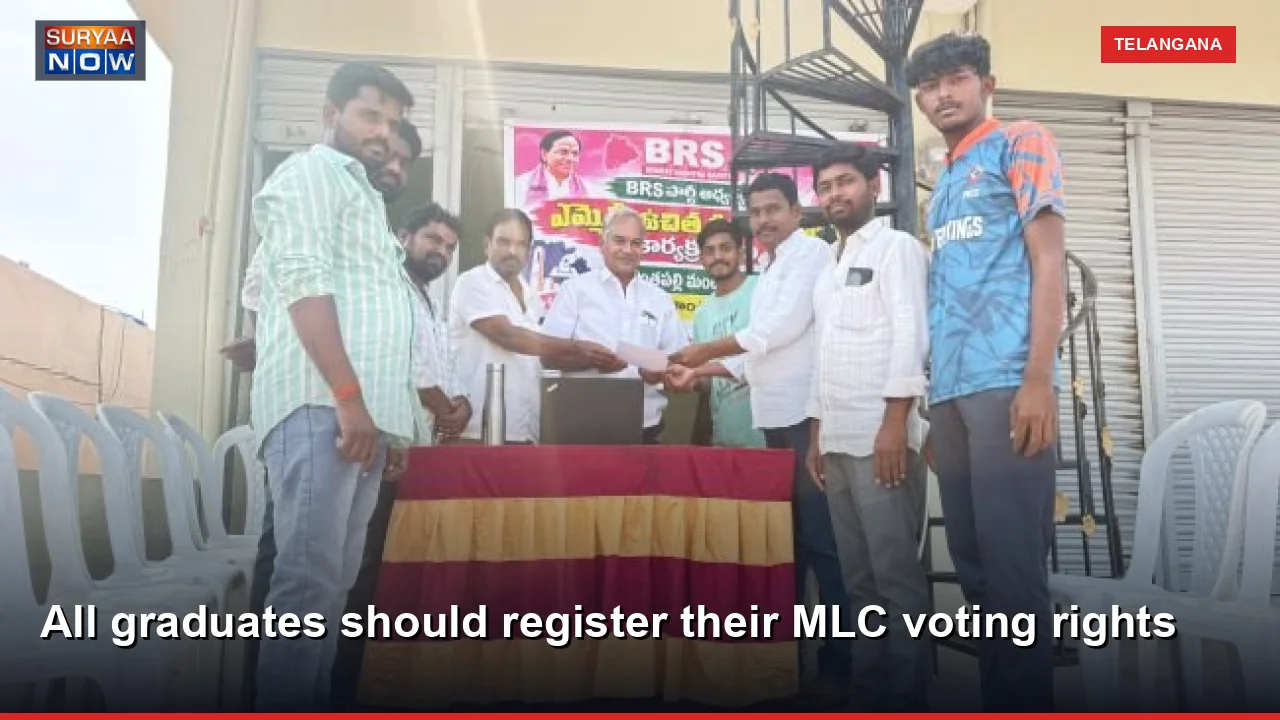 All graduates should register their MLC voting rights
