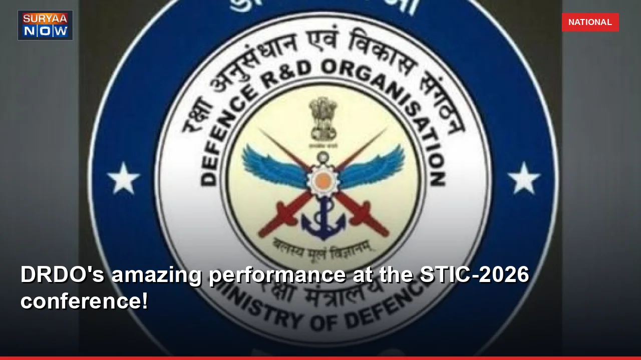 DRDO's amazing performance at the STIC-2026 conference!