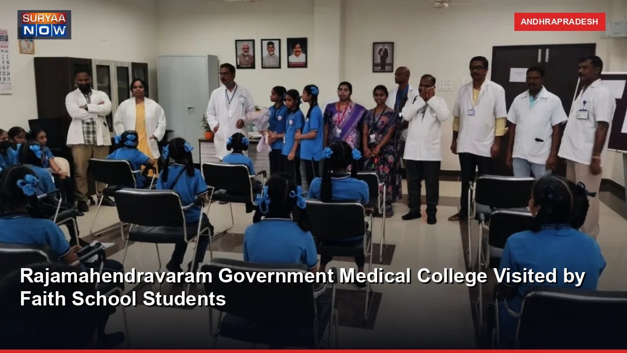 Rajamahendravaram Government Medical College Visited by Faith School Students