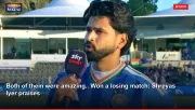 Both of them were amazing.. Won a losing match: Shreyas Iyer praises
