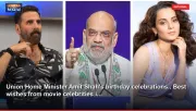 Union Home Minister Amit Shah's birthday celebrations.. Best wishes from movie celebrities i...