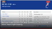 Bad start in the second T20: New Zealand lost 2 wickets in 4 overs. India's tight bowling