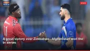 A great victory over Zimbabwe.. Afghanistan won the tri series