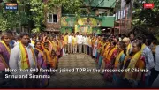 More than 600 families joined TDP in the presence of Chinna Srinu and Siramma