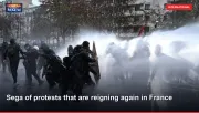 Sega of protests that are reigning again in France