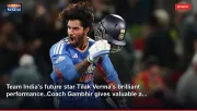 Team India's future star Tilak Verma's brilliant performance..Coach Gambhir gives valuable a...