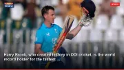 Harry Brook, who created history in ODI cricket, is the world record holder for the fastest ...