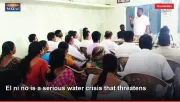 El ni no is a serious water crisis that threatens