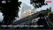 Indian stock markets got off to a sluggish start
