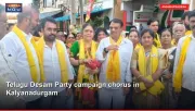 Telugu Desam Party campaign chorus in Kalyanadurgam
