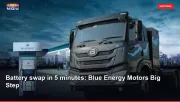 Battery swap in 5 minutes: Blue Energy Motors Big Step