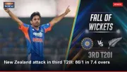 New Zealand attack in third T20I: 86/1 in 7.4 overs