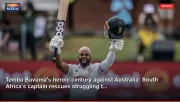 Temba Bavuma's heroic century against Australia: South Africa's captain rescues struggling t...