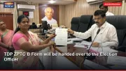 TDP ZPTC B Form will be handed over to the Election Officer