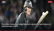 Finn Allen broke Abhishek Sharma's record.. a new history in international cricket!