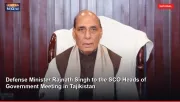 Defense Minister Rajnath Singh to the SCO Heads of Government Meeting in Tajikistan